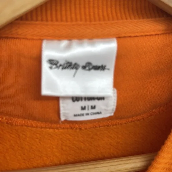 Brittney Spears 1999 Oversized Cotton Sweatshirt Baby One More Time Size Med - Picture 6 of 9